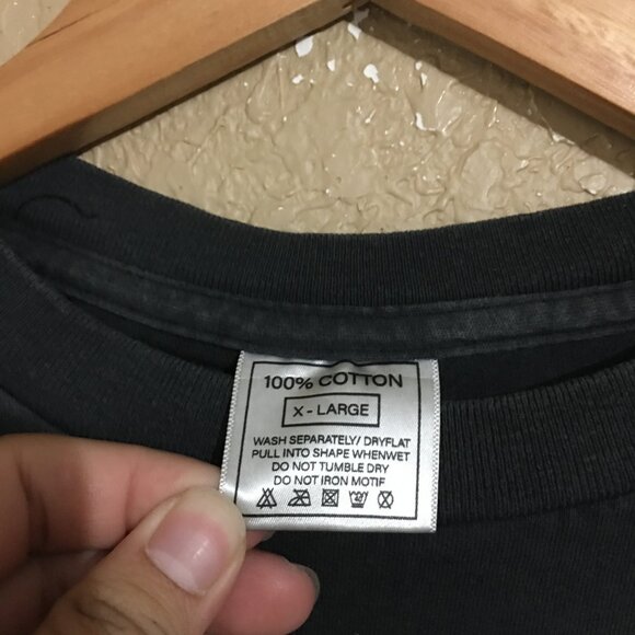 Radiohead Pablo Honey Tour All Over Print AOP T-Shirt XL Faded Black - Picture 3 of 6